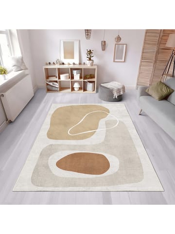CARPET DIEM Laagpolig tapijt crème/beige/lichtbruin