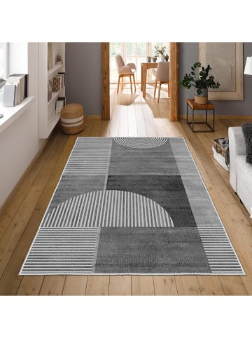 CARPET DIEM Kurzflor-Teppich in Grau