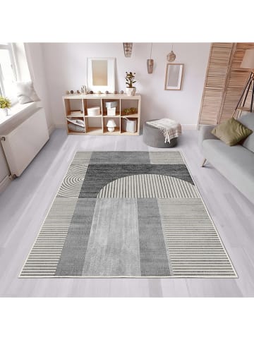 CARPET DIEM Laagpolig tapijt grijs/crème