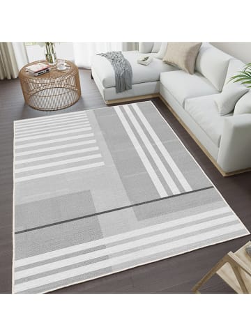 CARPET DIEM Dywan w kolorze szaro-białym