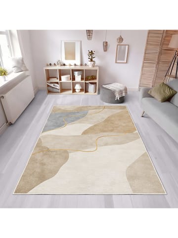 CARPET DIEM Dywan w kolorze beżowo-kremowym