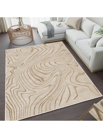 CARPET DIEM Dywan w kolorze beżowym