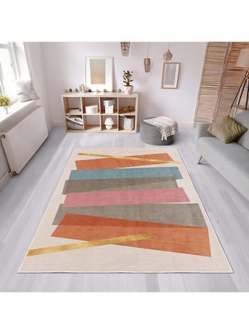 CARPET DIEM Dywan w kolorze kremowym ze wzorem