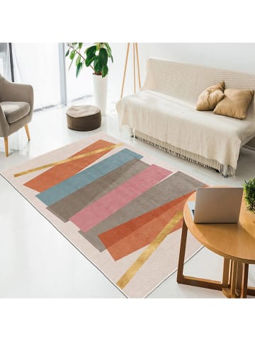 CARPET DIEM Dywan w kolorze kremowym ze wzorem