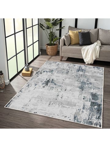 CARPET DIEM Laagpolig tapijt grijs/blauw