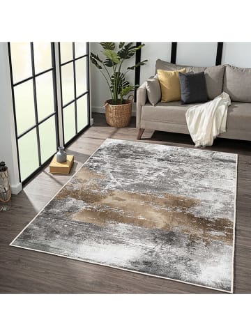 CARPET DIEM Laagpolig tapijt grijs/lichtbruin