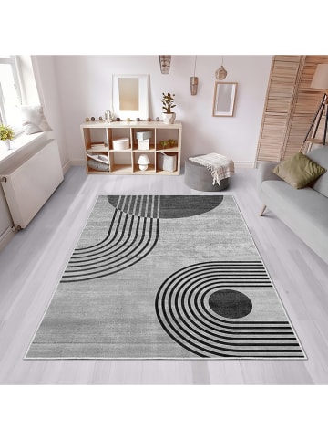 CARPET DIEM Laagpolig tapijt grijs/zwart