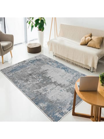 CARPET DIEM Laagpolig tapijt grijs/blauw