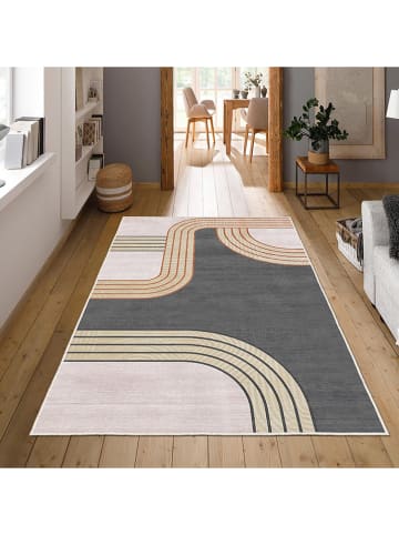 CARPET DIEM Laagpolig tapijt grijs/beige/lichtbruin