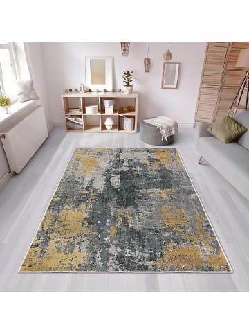 CARPET DIEM Dywan w kolorze złoto-szarym