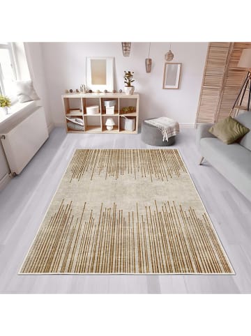 CARPET DIEM Dywan w kolorze beżowo-jasnobrązowym