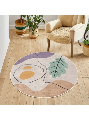 CARPET DIEM Laagpolig tapijt crème