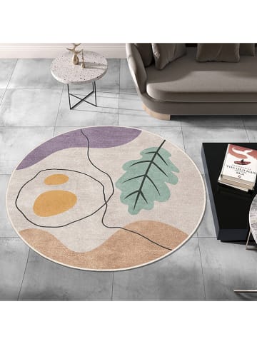 CARPET DIEM Laagpolig tapijt crème