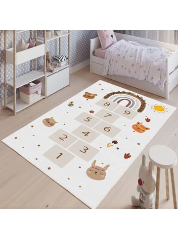CARPET DIEM Laagpolig tapijt wit/beige