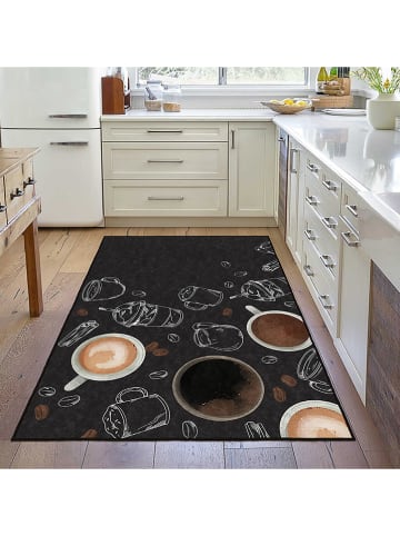 CARPET DIEM Kurzflor-Teppich in Schwarz