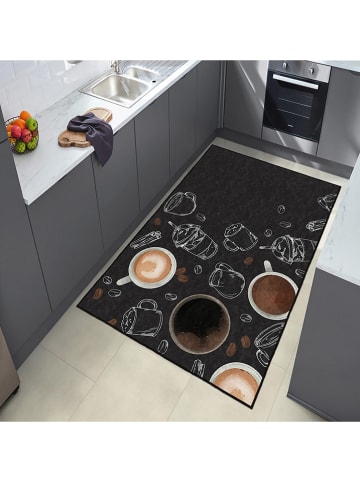 CARPET DIEM Dywan w kolorze czarnym