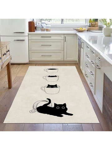 CARPET DIEM Kurzflor-Teppich in Creme