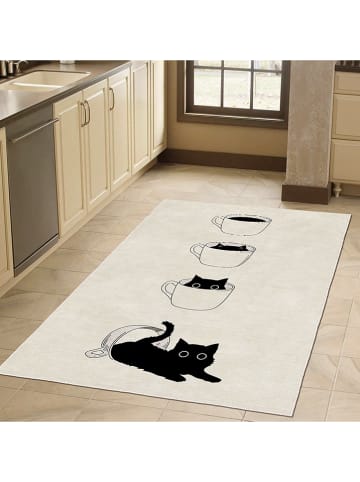 CARPET DIEM Kurzflor-Teppich in Creme