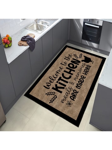 CARPET DIEM Kurzflor-Teppich in Hellbraun