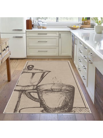 CARPET DIEM Dywan w kolorze beżowym