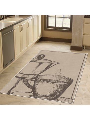 CARPET DIEM Kurzflor-Teppich in Beige