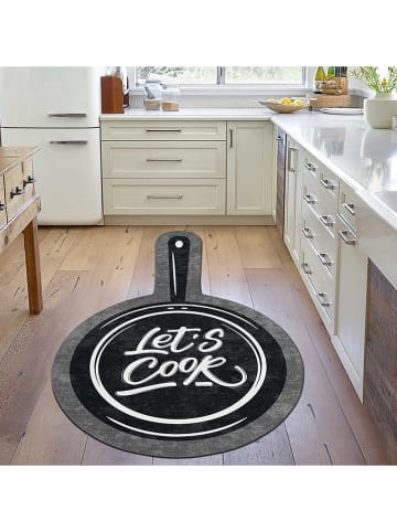 CARPET DIEM Laagpolig tapijt zwart/grijs