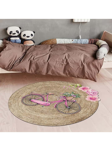CARPET DIEM Kurzflor-Teppich in Beige