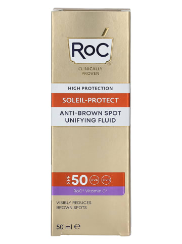 RoC Gesichtscreme "Soleil-Protect Anti-Brown Spot Unifying Fluid" - LSF 50+, 50 ml