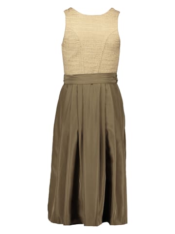 Turi Landhaus Dirndl in Beige/ Braun