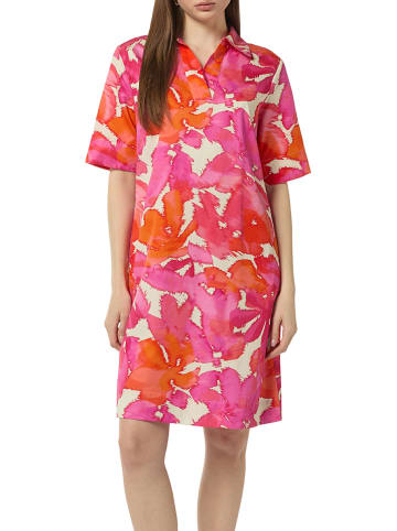 comma Kleid in Orange/ Pink