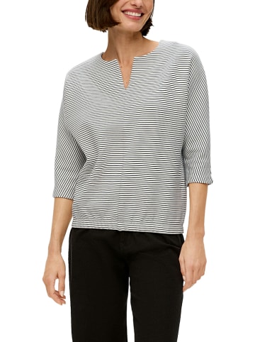 s.Oliver Blouse wit/zwart