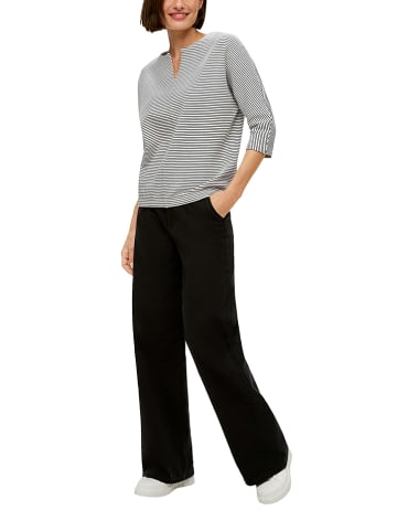 s.Oliver Blouse wit/zwart