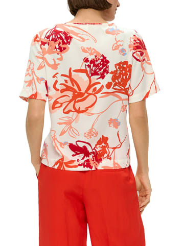 s.Oliver Blouse wit/rood