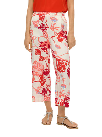 s.Oliver Broek wit/rood