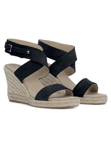 Ilse Jacobsen Leren sleehaksandalen zwart
