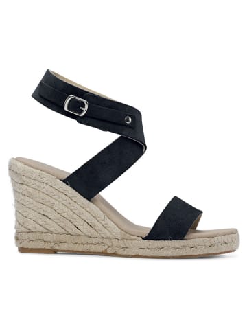Ilse Jacobsen Leren sleehaksandalen zwart