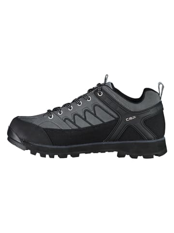 CMP Skórzane buty trekkingowe "Moon" w kolorze czarno-szarym