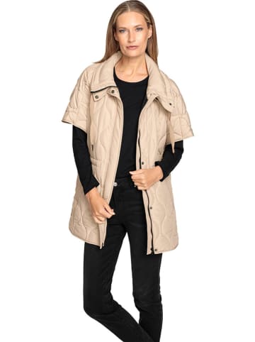 Heine Doorgestikte bodywarmer beige