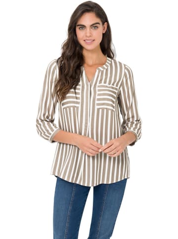 Heine Blouse wit/beige