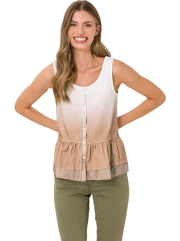 Heine Top in Weiß/ Beige