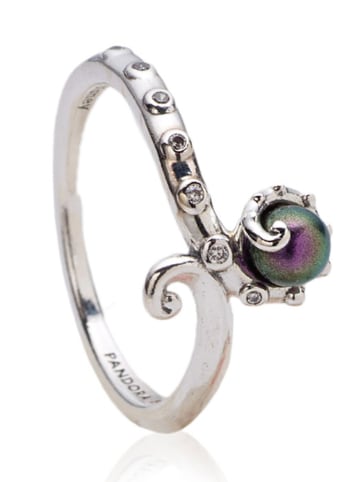 Pandora Silber-Ring mit Edelsteinen und Perle