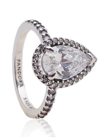 Pandora Silber-Ring mit Edelsteinen