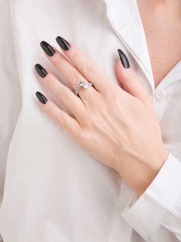 Pandora Silber-Ring mit Edelsteinen