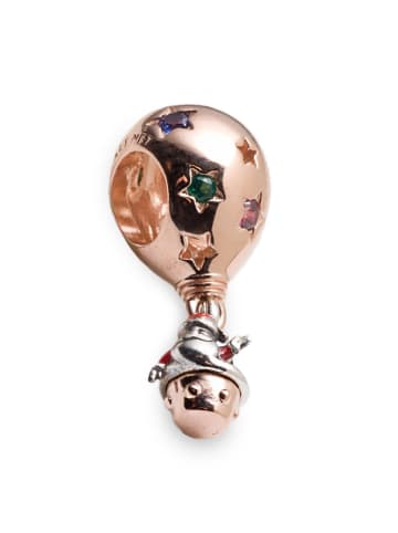 Pandora Rosévergold. Anhänger mit Kristallen