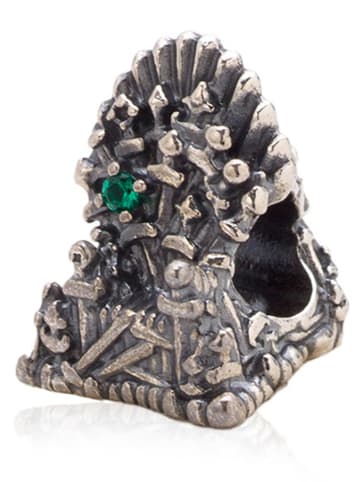 Pandora Zilveren bead met kristal