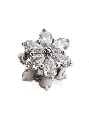 Pandora Silber-Bead mit Edelsteinen