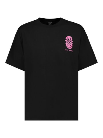 Sublevel Koszulka w kolorze czarno-jasnoróżowym