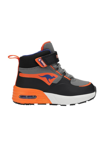 Kangaroos Sneakers "K-XI Creed" in Grau/ Orange/ Schwarz