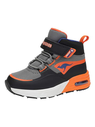 Kangaroos Sneakers "K-XI Creed" grijs/oranje/zwart