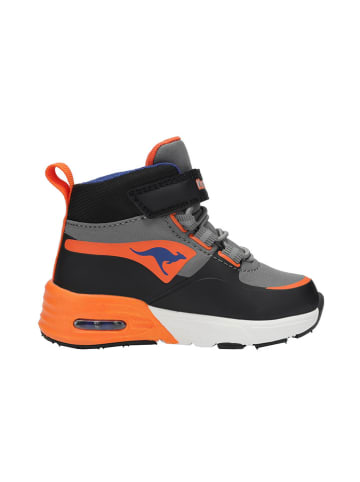 Kangaroos Sneakers "K-XI Creed" in Grau/ Orange/ Schwarz